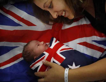 تابعیت استرالیا از طریق تولد